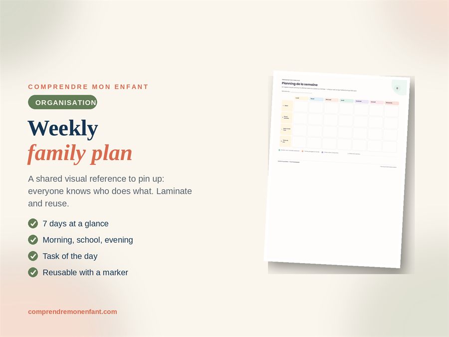 Weekly Family Planner